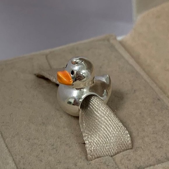 Pandora Polished Rubber Duck Charm - Picture 1 of 5